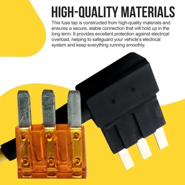 Alt view image 3 of 6 - 10 Pack Micro3 ATM Add-A-Circuit Fuse Tap -Guaranteed Better Fitment- Holder Link for Automotive/Marine Applications 5-Amp Included