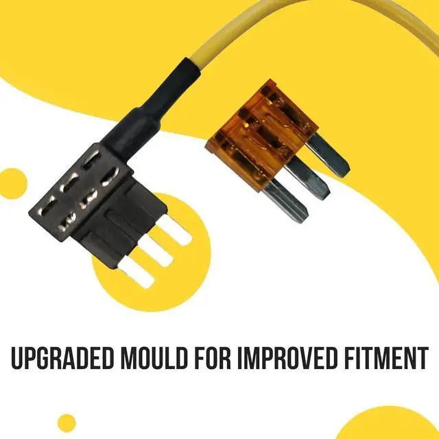 Alt view image 6 of 6 - 10 Pack Micro3 ATM Add-A-Circuit Fuse Tap -Guaranteed Better Fitment- Holder Link for Automotive/Marine Applications 5-Amp Included