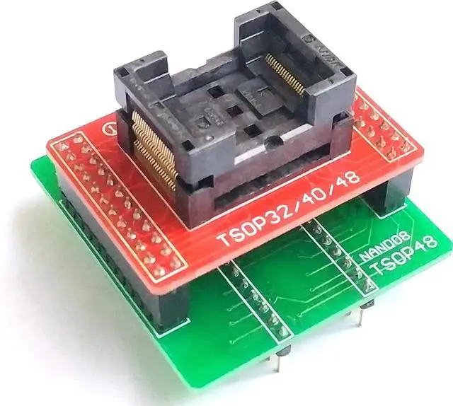 Alt view image 7 of 7 - V3 Adapter Socket Programm kit only for TL866 Programmer TSOP48 SOP44 Nand Flash mcu Bios EPROM AVR eprom