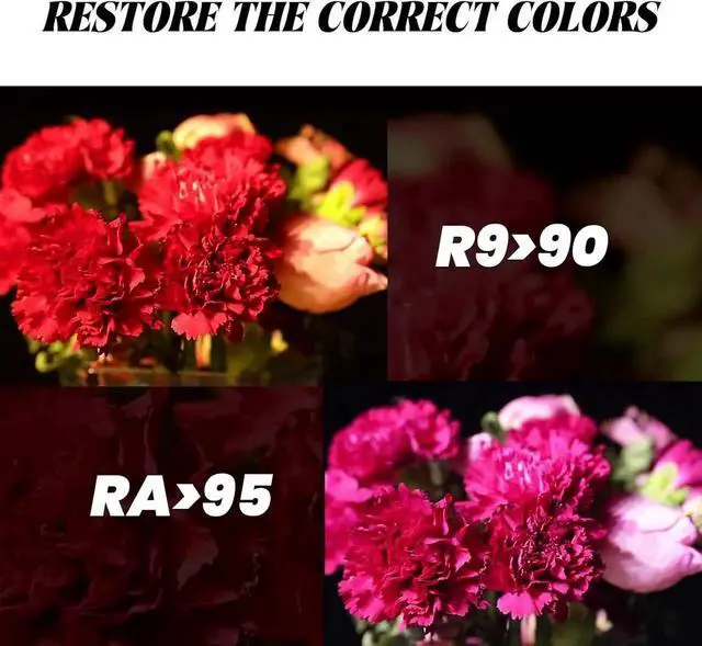 Alt view image 3 of 7 - COB Stage Lights with Barn Doors, COB Par Lights 200W LED 3500~7500K Warm White & White, DMX512 Master-Slave Sound DJ Lights Spotlight Fresnel for Church Concert Wedding