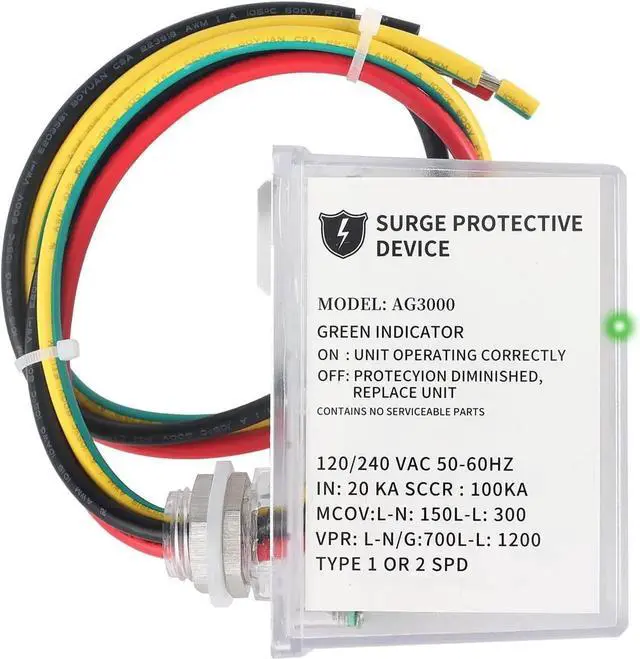 Main image of 120/240 VAC Universal HVAC Surge Protective Device AG3000 TPMOV Technology, Watertight Enclosure, Comprehensive Surge Protection