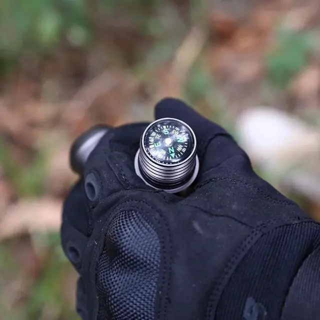 Alt view image 5 of 6 - Premium Walking Hiking Stick CNC Machined Outdoor Trekking Poles with Solid Durable Tools Whistle and Compass