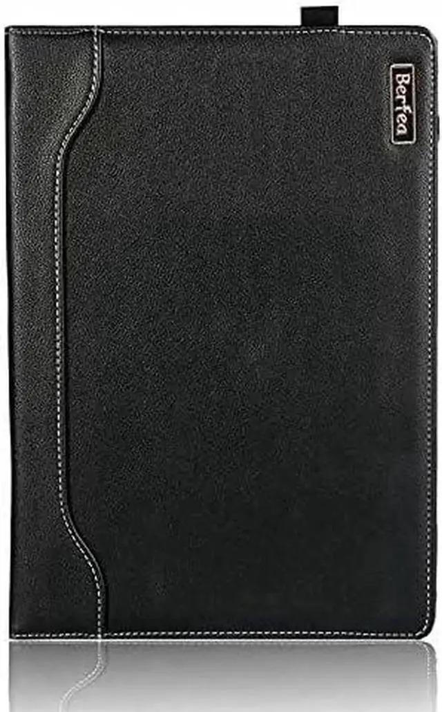 Alt view image 3 of 5 - Protective Laptop Case Cover Coatie with Inspiron 16 Plus 7610 7620 7630 7635 7640 7650 16" Notebook Sleeve PU Leather Stand Hard Case Skin Pouch