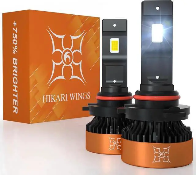 Main image of 9005 Foglight Bulbs, 30000LM Super Bright, 6000K Cool White HB3 Light Bulb, IP68 Waterproof, Pack of 2