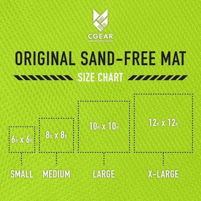 Alt view image 3 of 7 - Original Sand-Free Outdoor Rug Camping Mat - Water-Resistant & Anti-Fade Material - Military-Grade - Reversible Design - Area Rug for Beach, RV, & Picnics - Includes Travel Bag