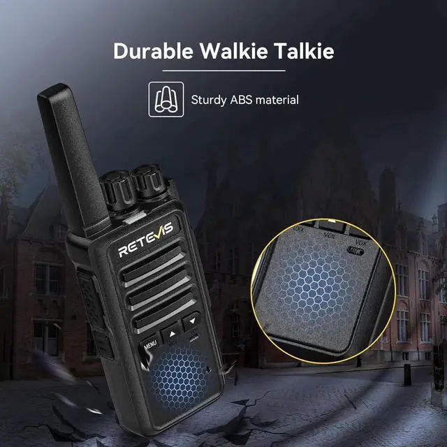 Alt view image 7 of 7 - RT68B Walkie Talkies for Adults Long Range, with 10 Multi Way Charger, Easier Securer Charging, Rechargeable Two Way Radios for School Industry Warehouse(10 Pack)