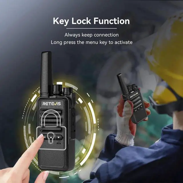 Alt view image 2 of 7 - RT68B Walkie Talkies for Adults Long Range, with 10 Multi Way Charger, Easier Securer Charging, Rechargeable Two Way Radios for School Industry Warehouse(10 Pack)