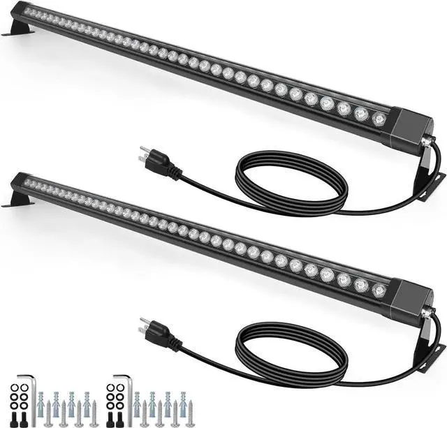 Main image of LED Wall Washer Lights Bar 2 Pack,72W 5000K Daylight White Outdoor Wall Wash Lighting,4ft IP67 Waterproof Linear Led Wall Washer Light for Garden,Backyard,Building,Courtyard Exterio Landscape Lighting