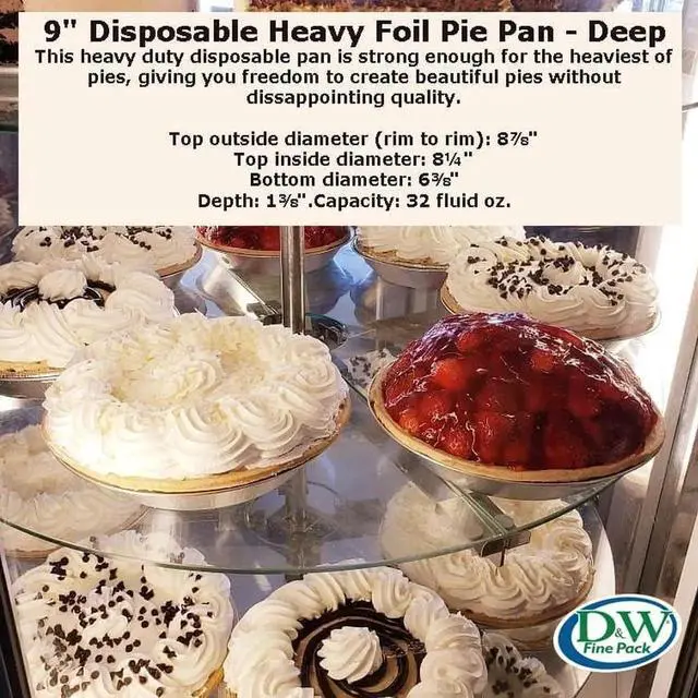 Alt view image 2 of 2 - KitchenDance Disposable aluminum foil Pie Pan - 9 Inches Heavy Duty Reusable Aluminum Foil Pie Pan Perfect for Baking, Cooking, Food Preparing, Oven Safe Foil baking Pan, #509, Pack of 200
