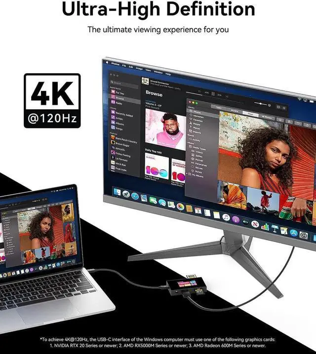 Alt view image 6 of 7 - Smart 8-in-1 CFexpress Type B/Type A Card Reader with Touch Screen | UHS-II SD/microSD Slots, 4K HDMI, USB-C & USB-A 3.2 Gen 2 (10Gbps), 100W PD for Filmmakers, Pgraphers & Creators