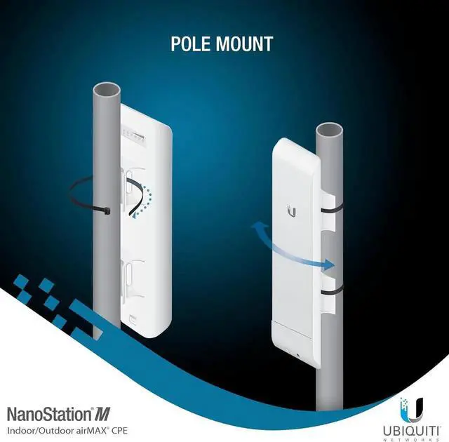 Alt view image 3 of 7 - Wireless Bridge Ubiquiti LOCOM5 PRE-CONFIGURED, Bundle of 2 Ubiquiti Nanostation LOCO M5, Point to Point Outdoor WiFi Bridge, Plugh and Play, 5GHz, 150+Mbps, 10+km Link Range, Network Bridge.