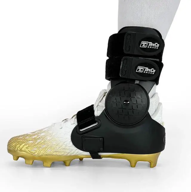 Alt view image 7 of 7 - Over-the-Shoe AthleticX Ankle Support Brace for Lacrosse, Baseball, Hiking, Pickleball, Walking - Accelerate Return to Play & Sports, Unisex (Large, Right)