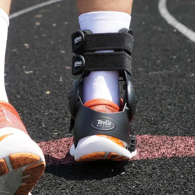 Alt view image 4 of 7 - Over-the-Shoe AthleticX Ankle Support Brace for Lacrosse, Baseball, Hiking, Pickleball, Walking - Accelerate Return to Play & Sports, Unisex (Large, Right)