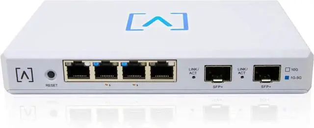 Alt view image 4 of 7 - Route10 | 10 Gig Multi-WAN Router | High-Performance Qualcomm Quad-Core Hardware-Accelerated VPN Router | 2 10 Gbps SFP+ and 4 2.5 Gbps Ports | Real-Time Stats | Load Balancing | 40W PoE+