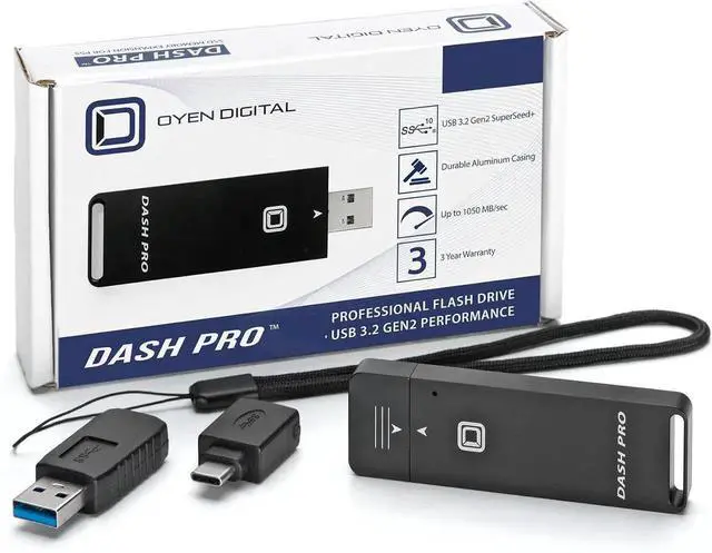 Alt view image 7 of 7 - Dash Pro 2TB USB 3.2 Flash Drive Memory Stick Portable SSD - Up to 1050 MB/s