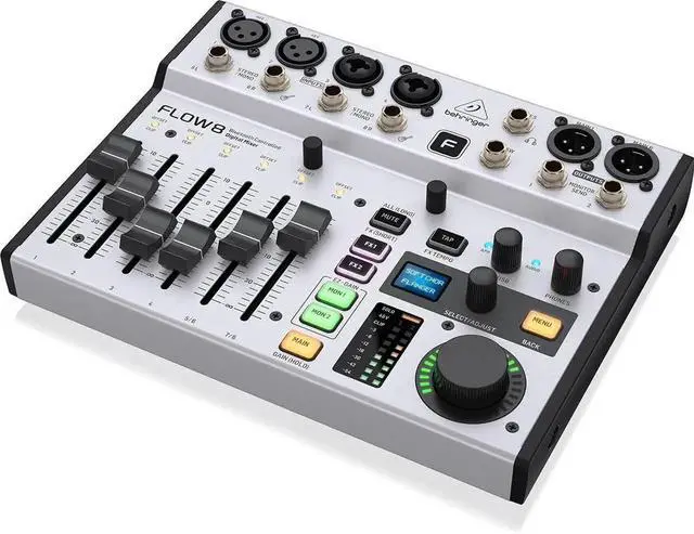 Alt view image 2 of 7 - FLOW 8 8-Input Digital USB Audio Mixer with Bluetooth