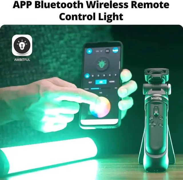 Alt view image 6 of 7 - A2 Full-Color RGB Tube Light, CRI 95 TLCI 97 Accurate Color,2500k-8500K Adjust,RGB CCT HSI Mode, 29 Fx Light Effect,APP Control Support, Brightness Adjust, Magnet Design (A2-K2 Kit)