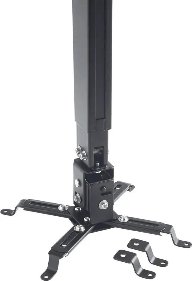 Alt view image 2 of 2 - Universal Projector Ceiling Mount, Adjustae Height up to 25.5 inches, Swivels 30 Degrees & Tilts 15 Degrees