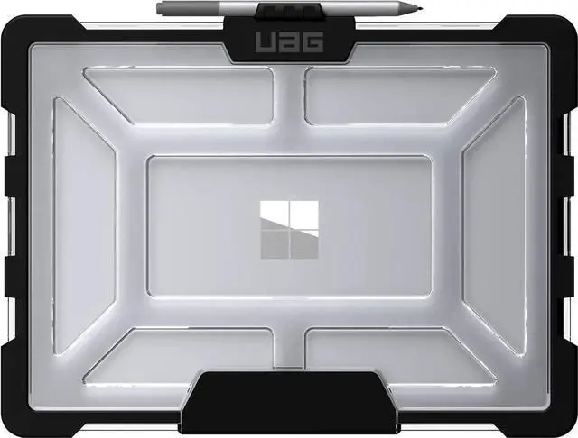 Alt view image 7 of 7 - UAG Dgned for Surface Laptop 5/4/3 Case 13.5" Plasma - Translucent Rugged Military Drop Tested Feather-Light Slim Laptop Protective Cover, Ice
