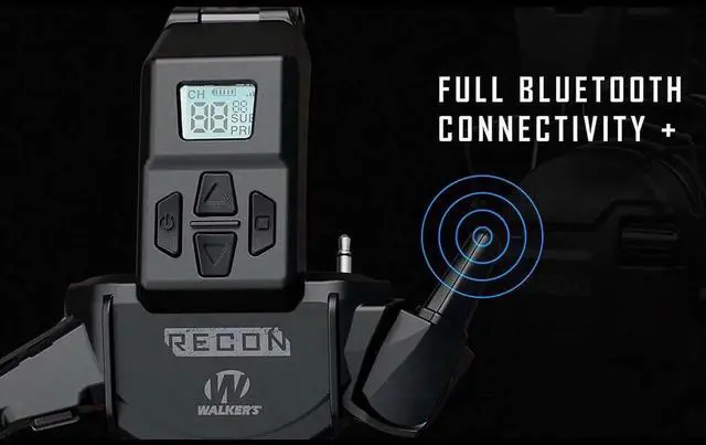 Alt view image 2 of 6 - Recon Digital Muffs - Durable IPX4 Resistant Shooting Hearing Protection Electronic Muffs, 2 AAA Batteries Included