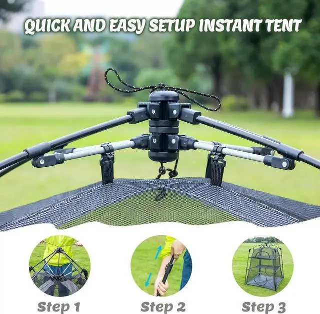 Alt view image 6 of 7 - Cat Enclosure Kitten and Tower Tent for Indoor and Outdoor,3 Tier Cage Inside,Outdoor Catio,Portable and Foldable,Two Doors Design; Play Tunnel + Cube(with Three Ways)