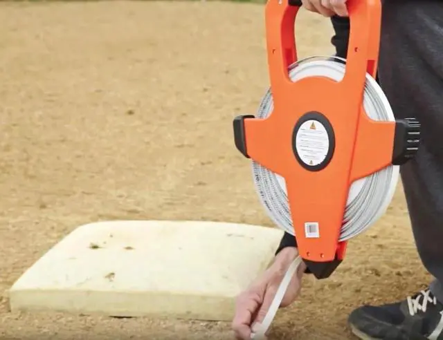 Alt view image 4 of 6 - NRS10100H Nylon-Reinforced Steel Blade Tape Measure, Speed Rewind (Graduations: 1/10, 1/100), 100-Foot - 30.5 m