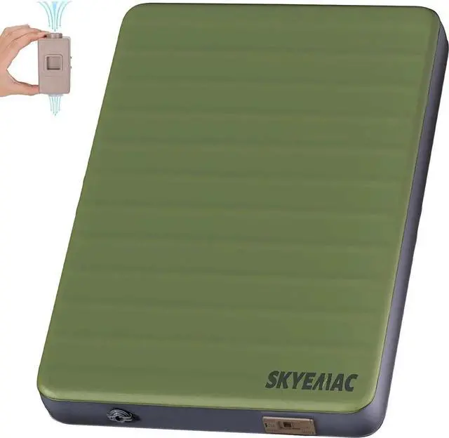 Main image of Self-Inflating Memory Foam Sleeping Pad with Built-in Pump - R-Value 13, Full Size (78" L x 55" W x 4" TH) - Thick Camping Mattress for Car Camping, and Family Use - Comfortable & Durable