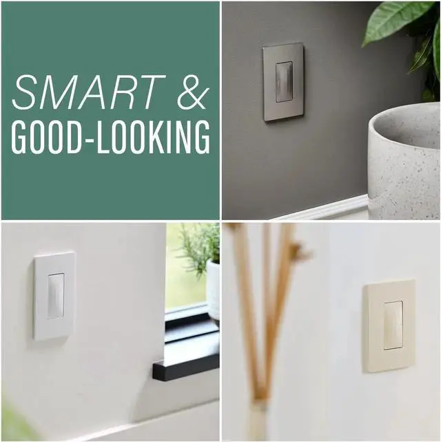 Alt view image 7 of 7 - Legrand Radiant WNRH15KITNI Smart Switch with Netatmo Starter Kit, Tamper Resistant, Compatible with Alexa, Google Assistant & Apple HomeKit, Nickel (1 Count)