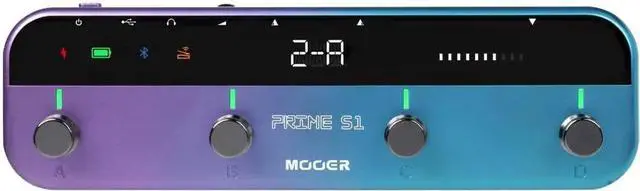 Main image of S1 Multi-Effects Processor, Stereo Electric Guitar Pedals with Wireless Footswitch Controller 2 IN 1 126 Guitar Effects Tuner 10 Metronome 40 Drum Machine 80s Looper OTG USB Recording