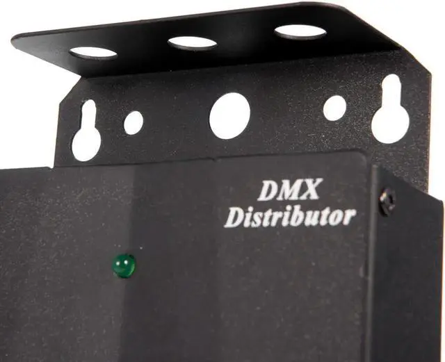 Alt view image 6 of 7 - 4-Way Isolated DMX Splitter Amplier Distributor with 3-Pin Outputs