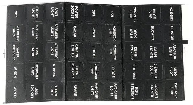 Alt view image 4 of 7 - 8 Gang Aluminium LED Rocker & Circuit Breaker Waterproof Marine Boat Rv Switch Panel AM62-PN-LB8Z