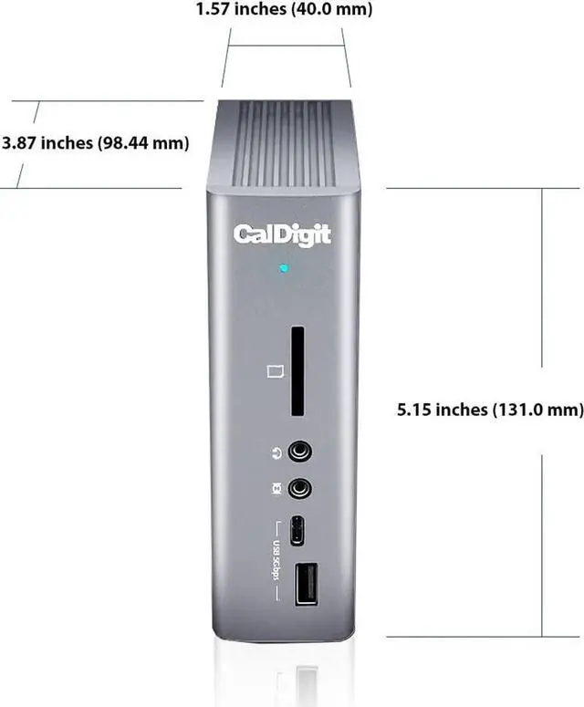 Alt view image 6 of 7 - TS3 Plus Thunderbolt 3 Dock - 87W Charging, 7X USB 3.1 Ports, USB-C Gen 2, DisplayPort, UHS-II SD Card Slot, Gigabit Ethernet for Mac & PC, Thunderbolt 4 Compatible (0.8m/2.62ft Cable)