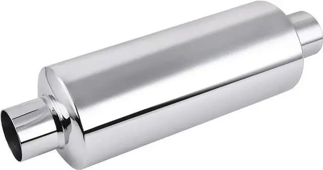 Main image of 2" Resonator Muffler Stainless Steel (2.0 inch Inlet/Outlet, 13.8" Length)