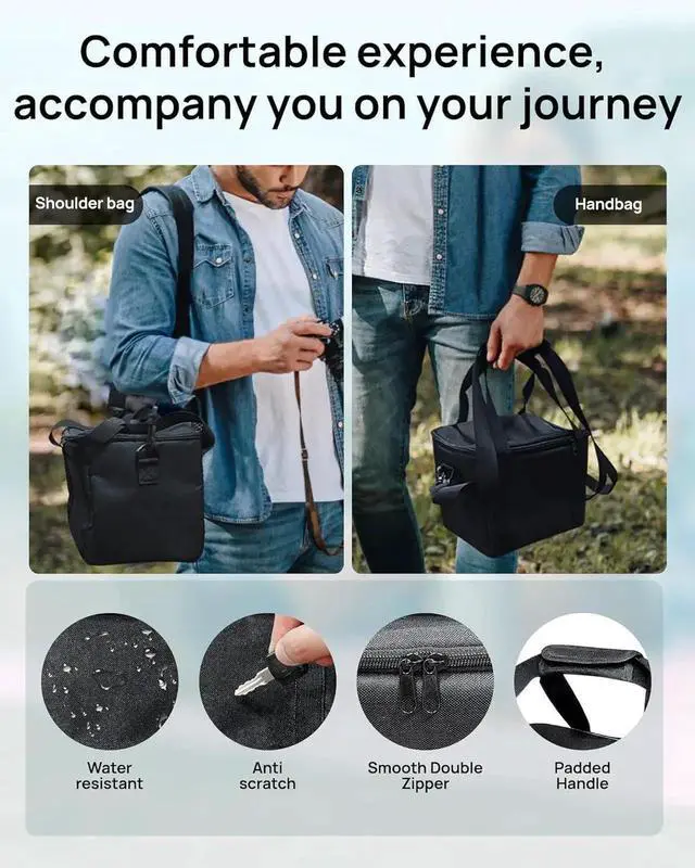 Alt view image 7 of 7 - Portable Power Station 300W (600W Peak), 192Wh (60,000mAh) Solar Generator, LiFeP04 Battery with AC Outlets, 5.5LB Power Bank for Outdoor Camping, Traveling, Home & Emergency (Solar Optional)