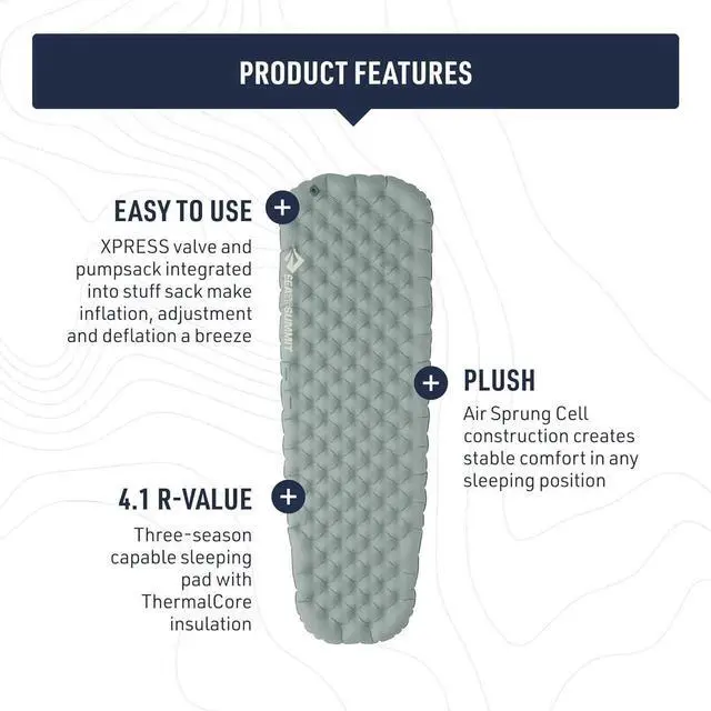 Alt view image 5 of 7 - Ether Light XR Insulated Sleeping Pad, Rectangular - Regular (72 x 25 x 4 inches)