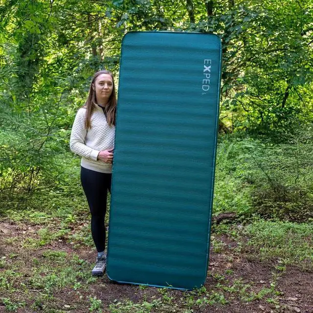 Alt view image 6 of 7 - MegaMat Medium Wide - Self Inflating Soft Car Sleeping Mat, 4 Foam Pad, Pump Included