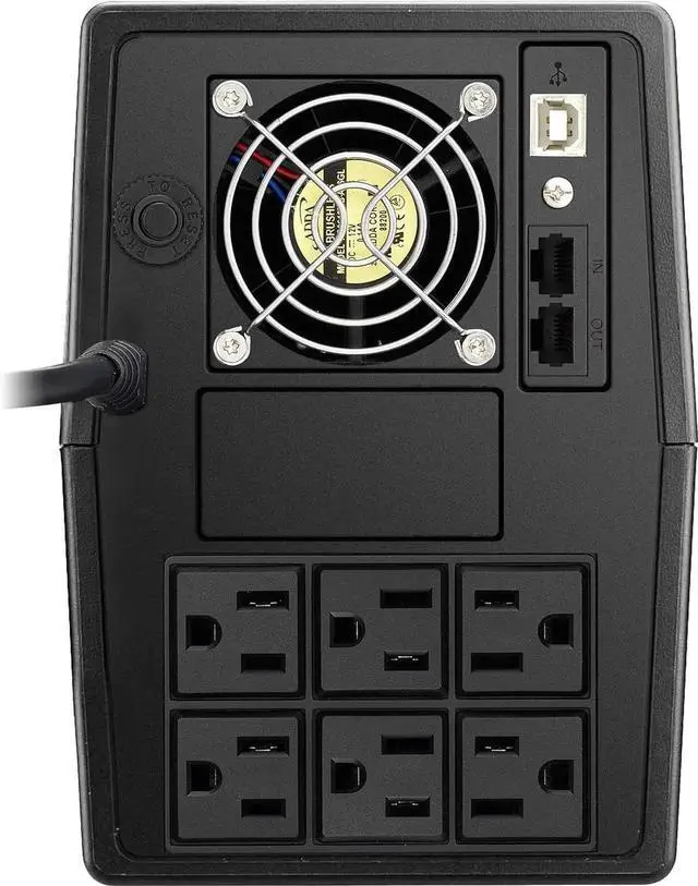 Alt view image 4 of 7 - OPTI-UPS TS2000E (2000va 1200w) 3 Year Warranty Line Interactive UPS Battery Backup & Surge Protector AVR Automatic Voltage Regulator, Uninterruptible Power Supply *Requires 20-AMP Outlet See Picture*