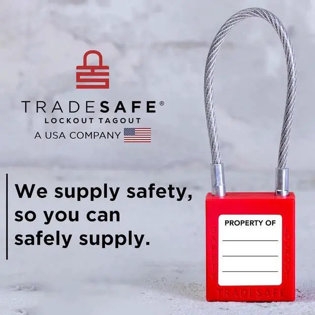 Alt view image 6 of 7 - Lockout Tagout Steel Cae Locks with Keys,10 Red Keyed Different Electrical Lockout Padlock Set, 2 Keys per Lock, OSHA Coliant, Premium Grade