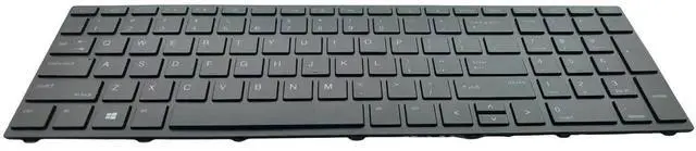 Alt view image 5 of 5 - Replacement Laptop Keyboard for HP Probook 430 G5, 450 G5, 455 G5, 470 G5 Backlit Keyboard with Black Frame L01027-001
