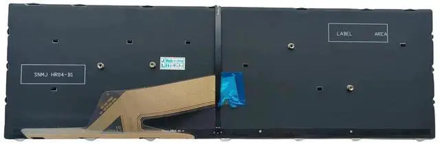 Alt view image 4 of 5 - Replacement Laptop Keyboard for HP Probook 430 G5, 450 G5, 455 G5, 470 G5 Backlit Keyboard with Black Frame L01027-001