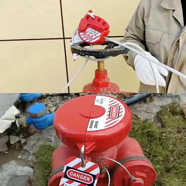 Alt view image 7 of 7 - Lockout Tagout Kit - Clamp-On Circuit Breaker Lockout, Group Lockout Hasps, Lockout Tag, Universal Multi- Pole Breaker with Pocket Bag (Blue Bag kit)