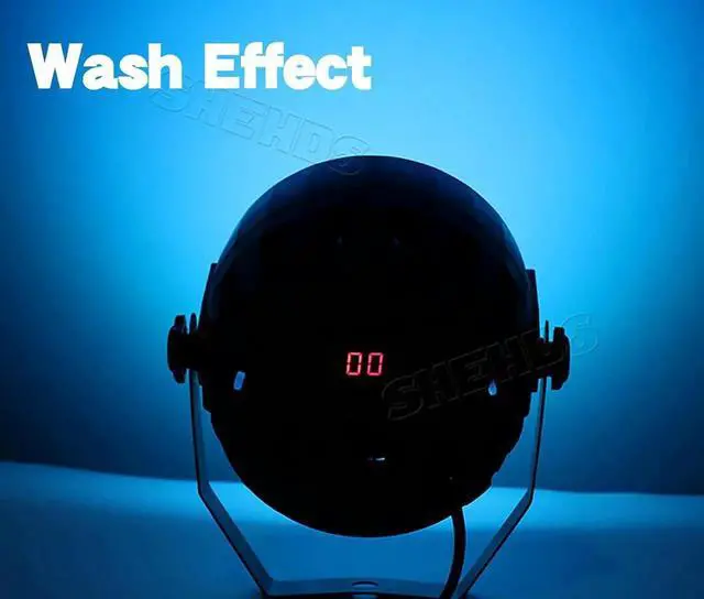 Alt view image 6 of 7 - LED Par Stage Light 30W COB Wash Lights RGB 3in1 with Remote and DMX Control DJ Lights Sound Activated Uplighting for Wedding,Party, Stage Show,Club,Karaoke - 2 Pack