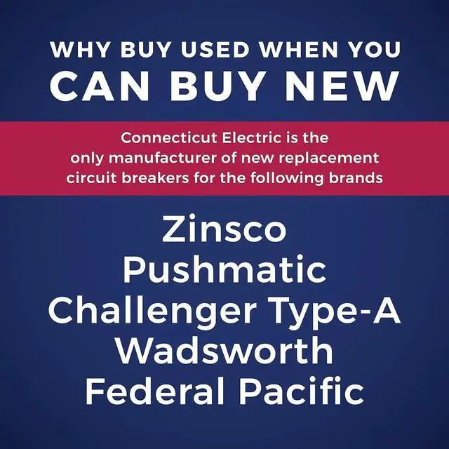 Alt view image 3 of 3 - UBITBA240-New Challenger MH240 Type A Replacement. Two Pole 40 Amp Clip Circuit Breaker.