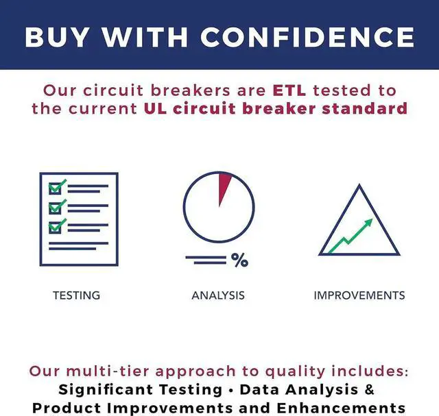 Alt view image 2 of 3 - UBITBA240-New Challenger MH240 Type A Replacement. Two Pole 40 Amp Clip Circuit Breaker.