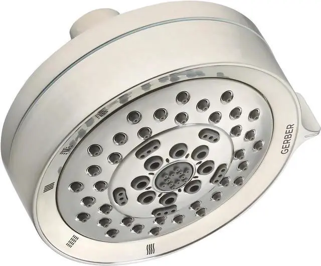 Main image of Danze D460064BN Parma Five Function Showerhead, 1.75 GPM, 4 1/2-Inch, Brushed Nickel