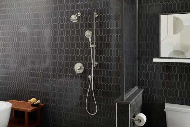 Alt view image 3 of 4 - Danze D460064BN Parma Five Function Showerhead, 1.75 GPM, 4 1/2-Inch, Brushed Nickel