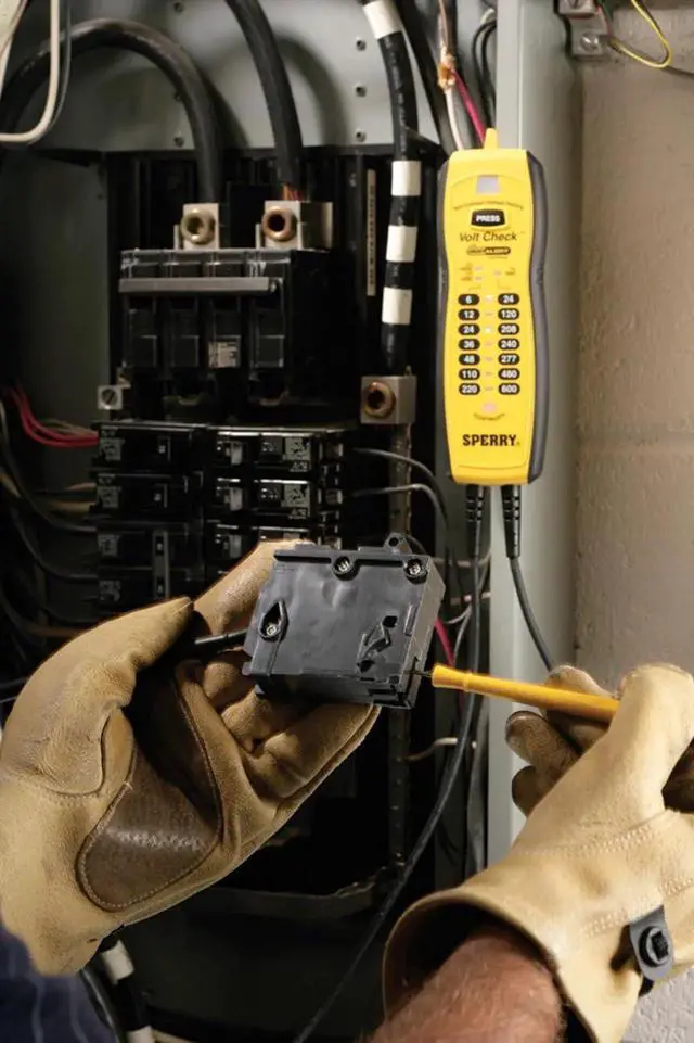 Alt view image 2 of 7 - Instruments VC61000 Volt Check Voltage & Continuity Tester, Black Yellow -