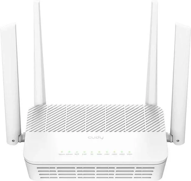 Main image of WR3000S AX3000 Dual Band WiFi 6 Mesh Router, 5 Gigabit Ethernet RJ45 Ports, 4 Antennas, MU-MIMO, OpenVPN, Wireguard, Zerotier, Ipsec VPN, Cloud APP