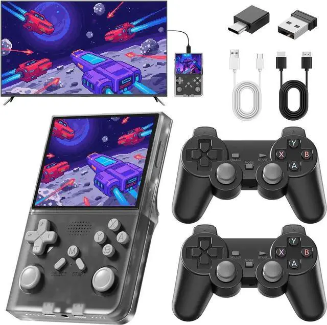 Main image of R40 Handheld Game Console Retro Gaming Console with Built-in 128G TF Card, 20000+ Games | Portable Retro Game Console, Handheld Emulator for Mini/Pocket/Portable Gaming, Handheld Video Games