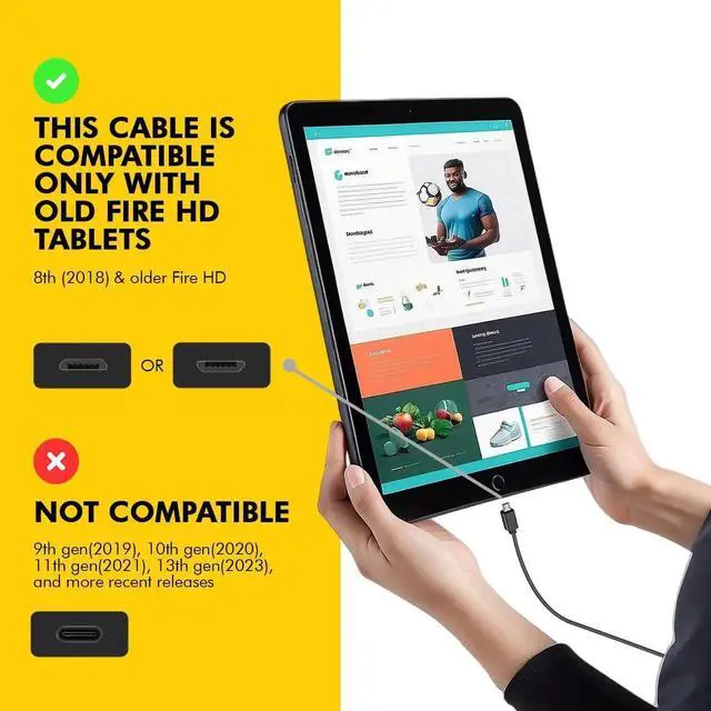 Alt view image 4 of 5 - (10-Pack) 15ft. Micro USB Cable, Charging & Data Transfer Android USB Cord, Compatible with Kindle Fire HD, 6 7 8 10 (1-8th Gen) Kindle Paperwhite Tablet, Bluetooth Speakers, Headphone (15-feet)